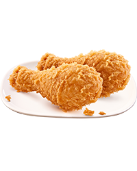 Crispy Duo Box: Turn up the fun with 5 pieces of Hot & Crispy Chicken, 1 Large fries, and 2 Regular drinks