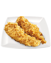 Crispy Duo Box: Turn up the fun with 5 pieces of Hot & Crispy Chicken, 1 Large fries, and 2 Regular drinks